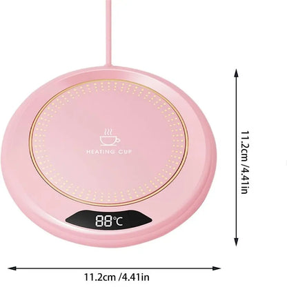 Posavasos Calentador de Temperatura Constante con 3 Ajustes de Temperatura, Portátil, USB
