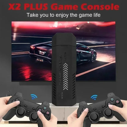 Consola Portátil X2 Plus – Pantalla 4K Ultra HD, 40000+ Juegos Retro, 128G, HDMI Inalámbrico, 50+ Emuladores