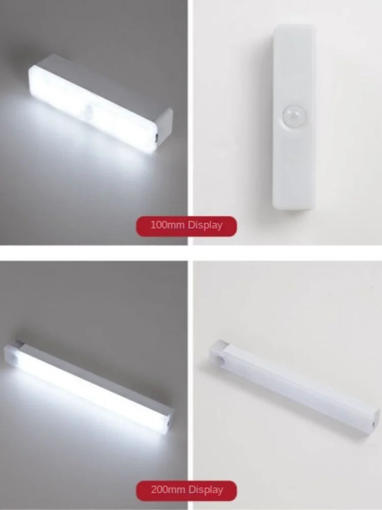 Lámpara LED Portátil con Sensor de Movimiento PIR – Recargable USB para Interior
