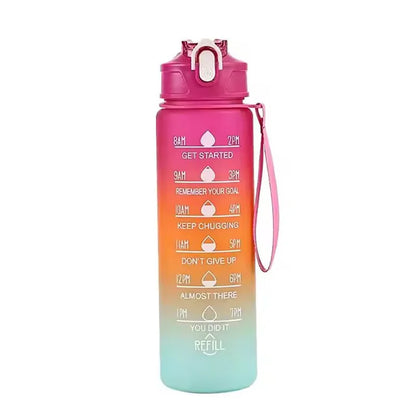 Botella Deportiva de 700 ml con Sorbete y Marcador de Medidas | Diseño Degradado Frosted