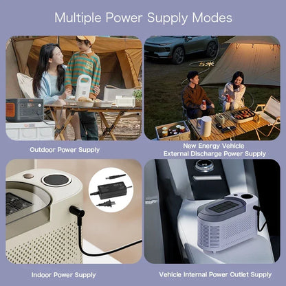 Máquina de Hielo Portátil 220V/110V y 12V – Mini Automática para Hogar, Dormitorio, Oficina y Auto