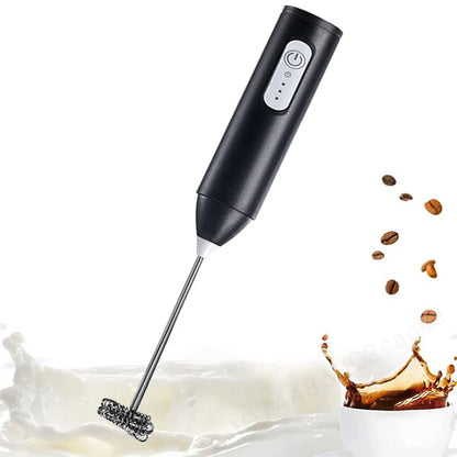 Batidor Eléctrico de Leche y Café de Mano – Espumador y Mezclador para Cocina