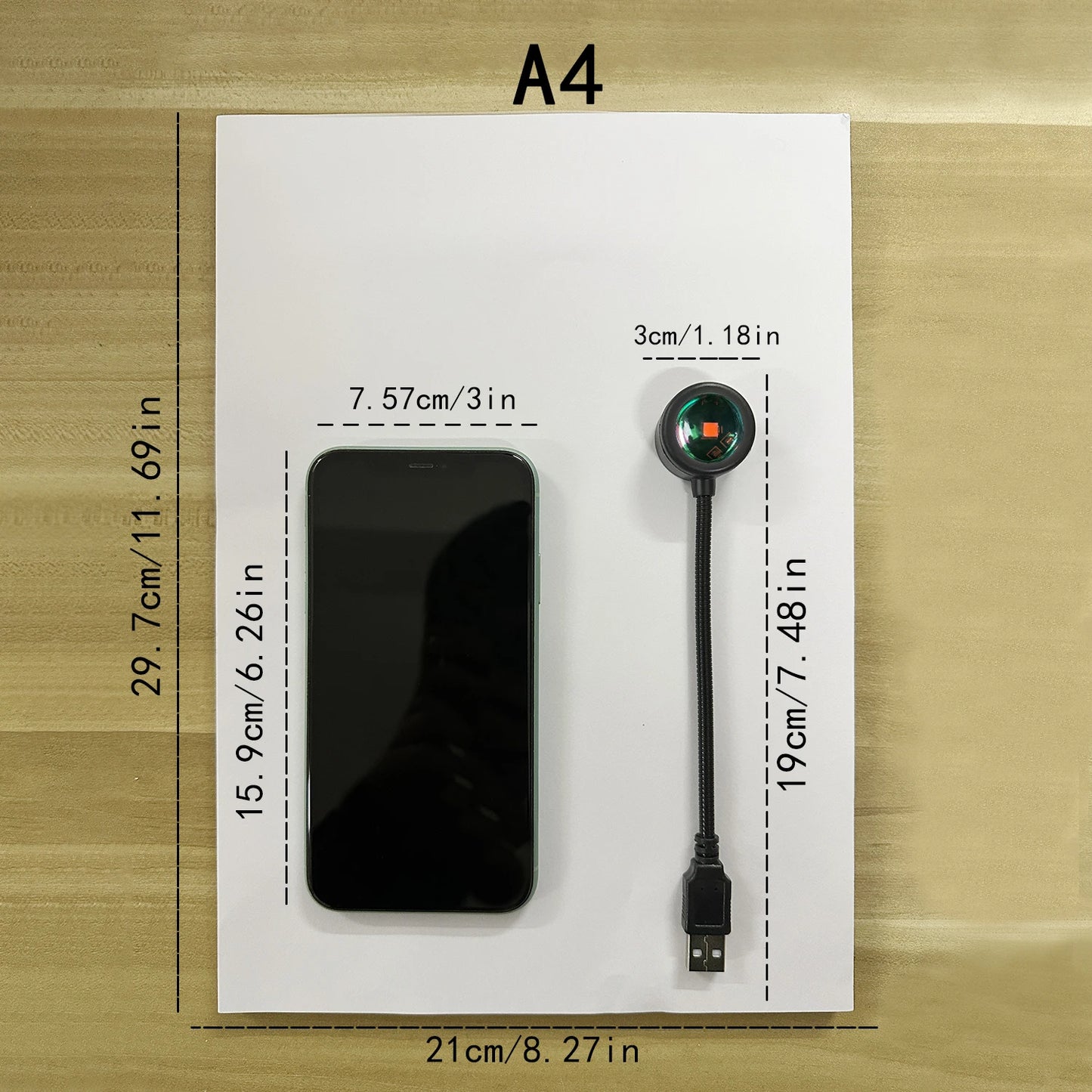Lámpara Proyectora Sunset USB