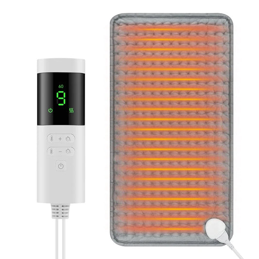 Almohadilla Térmica Eléctrica para Mascotas con 9 Niveles y Temporizador – Calefacción para Abdomen y Manos